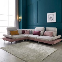 이터널니즈 조야원단 3~6인용 코너형 패브릭 스윙소파, 스툴추가 안함, 1인용 추가 안함