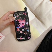 아이폰안테나케이스 japanese kawaii anime girls classic 레트로 안테나 전화 케이스 for iphone 11 12 13 pro max x xs xr
