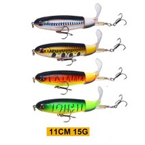1set 와퍼 플러퍼 미노 낚시 lure13g15g35g 크랭크 베이트 낚시 인공 하드 미끼 wobbler 회전 꼬리 낚시 도구, 4pcs-15g-a
