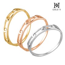 골드앤 14K 코지 한줄체인 반지