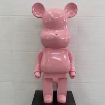 EAGLE PEAK 베어브릭 BearBrick 피규어 저금통인테리어장식 개업 집들이 선물, 핑크