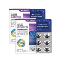 눈건강 루테인지아잔틴 비율 복합추출물 눈에좋은 영양제 빌베리 아이 루테인 20mg 비타민B2 B6 셀레늄 아연 구리 뉴테인 헤마토코쿠스 류태인 로테인 누태인 누테인 루태인 2통