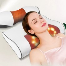 안마 베개 목 어깨 마사지 건강 스마트 날개뼈 통증, M3 어깨와 목 건강베개 클래식 화이트
