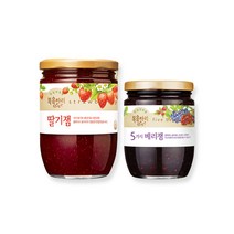 복음자리 딸기잼640g+5가지베리잼350g, 1세트