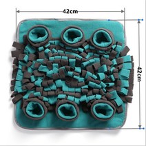 분리불안 우울증 후각 장난감 놀이터 애완 동물 슬로우 피더 개 장난감 스너플 매트 스니핑 패드 담요 IQ 채집 기술 훈련 수유 매트 고양이 강아지 훈련 퍼즐 장난감, fengche