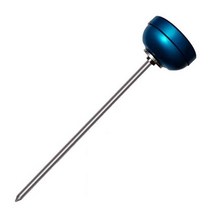 금속 청음봉 누출감지기 누수 탐지기 청음기 상수도, 2m 3섹션 블루 헤드