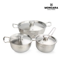 몽카라 띠에르 스텐 3종 냄비 세트, 단품