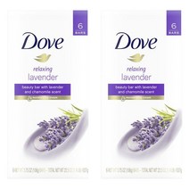 도브 릴랙싱 뷰티 바 라벤더 & 카모마일 향 6개입, 2개, 637g