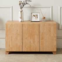 가온리빙 딤플 900 높은 수납장 진열장 장식장, 고무나무