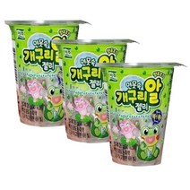 서주제과 연못속 개구리알 젤리 청포도맛 35g, 3개