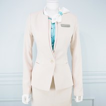 데이지 자켓+스커트 [스킨베이지]/면접복장/면접복/여성면접정장/면접의상/기업체유니폼/병원유니폼/호텔유니폼/코디유니폼/오피