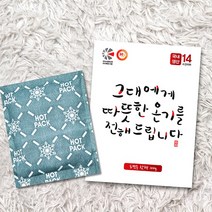 [인라이프] 그대에게 따뜻한 온기를 핫팩 포켓형 100g X100개