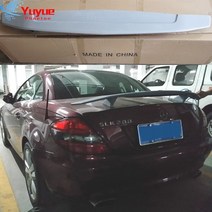 r171 r172 abs 플라스틱 미도색 리어 스포일러 윙 벤츠 slk 클래스 2006-2013 slk200 slk280 slk300 slk350, 도색되지 않은 프라이머, 도색되지 않은 프라이머