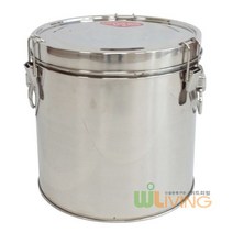 MDF6763 이중국통 20호(20L) 보온보냉(O)국끓이기(X) 국50인분 급식용국통/스텐급식통/업소용국통/업소용물통, 1개