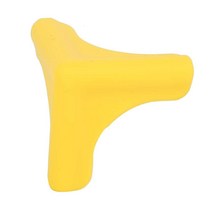 모서리 보호 장치 가드 실리콘 매끄럽고 부드러운 어린이 안전 쿠션 삼각형 모양 목재 유리 스틸 세라믹 표면 4개 블랙, Yellow