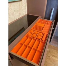 옷수납정리함 드레스룸수납장 사용자 정의 서랍 보석 저장 상자 다기능 플란넬 목걸이 반지, 스타일 6 맞춤 비공개 입찰이 유효하지 않음