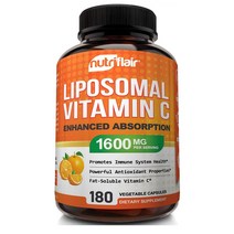 뉴트리플레어 리포좀 리포솜 비타민C 1600mg 180캡슐