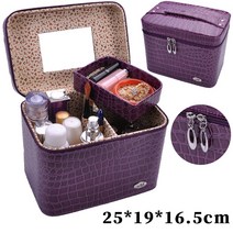 파우치 소녀 마음 넷 레드 인스 트럼펫 방수 대용량 손, 03.자주색