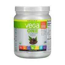 Vega 식물성 프로틴 완두콩 완두 소이 단백질 파우더 보충제 쉐이크 375g 초콜릿, 1개, 기본