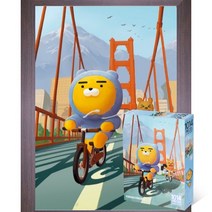 퍼즐피플 카카오프렌즈 직소퍼즐 모음, 달려 라이언 1014피스 액자포함(우드월넛), 1014피스