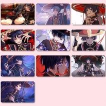 10장세트 수집카드 스카라무슈 카드커버 스티커 산병 귀여운 캐릭터 버스카드 스티커 애니메이션굿즈, 방랑자-11