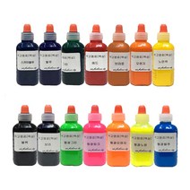 석고방향제 염료 50ml 색소 만들기 재료 DIY 14가지, 형광핑크