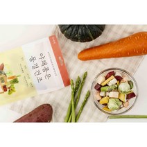 주베베 강아지 동결건조 6가지 야채 베지칩 믹스