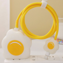 트리플에이 핸드폰 스마트워치 충전 선 케이블 단선 꼬임 방지 보호캡, 에그, 1개