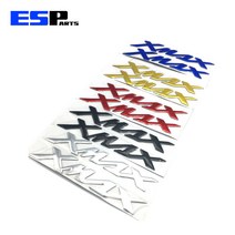 ESP 엑스맥스300 보디카바 엠블렘 차종엠블렘 순정형 3D로고 스티커류, 실버