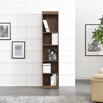 유코스 슬림 5단 390 오픈 책장, 엘다