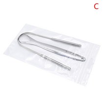 혀클리너 혓바닥청소 혀스크래퍼 백태제거 1/3 개/대 스테인레스 스틸 나쁜 호흡 혀 스크레이퍼 클리너 Sra, 14 AS PIC 2pcs