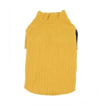 애견 겨울옷 Dog Clothes 2437# 스판 배색 중소형 이너 뉴타임즈 Z, 생강 색