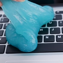 방진패드 카오디오음향기기 자동차스피커 자동차 청소 패드 접착제 자동차 인테리어 대시 먼지 제거제 매직 클리너 for pc 키보드 가정용 mud putty kit universal, 상자가있는 1pc 파란색