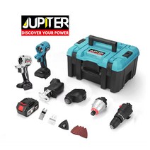 주피터 멀티드릴 콤보셋트 10종 5종 JMD20-401B 무선 충전 컷쏘 멀티커터 샌더 함마 마끼다 배터리 호환, 5종세트 본체만(배터리X), 1개