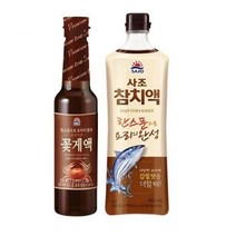 사조 꽃게액젓   참치액젓 900ml 전현무 이영자 전참시 파김치 레시피 국산 꽃게함량 75% 김장재료, 5세트