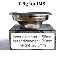 IMS 컴피티션 시리즈 B702TH26.5M 용 커피 필터 바구니 머신 파우더 컵 보울 정밀 2 9/20g, 02 9g for IMS