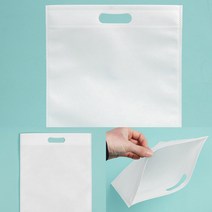 부직포 가방 10P세트(40X50CM) (화이트) 파우치판촉물 홍보가방 부직포선물포장