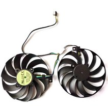 컴퓨터 부품 ASUS Dual Radeon RX5600XT RX5700 RX5700XT 그래픽 카드 팬용 2 개/몫 T129215SU 95mm 28x28x28x28mm, [01] 1lot, [01] 11, 01 1lot_01 11