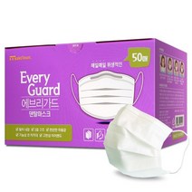 국산 에브리가드 덴탈마스크 300매 귀가편한 귀안아픈 숨쉬기편한 약국 마스크, 화이트