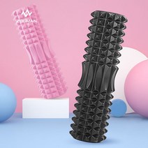 파워몬 폼롤러 스트레칭 마사지 돌기폼롤러 마사지롤러 필라테스 요가 종아리 알 근육 제거, 7. 45cm 블루