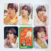 NCT 127 RETRO HOUSE 공식 포토카드 해찬 도재정 엔시티 - 1개, 윗줄 손깍지
