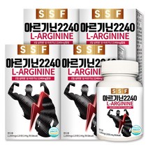 순수식품 고함량 L-아르기닌 2240mg 4박스(1200mgx480정) 타우린 바티민씨, 1200mg, 480정