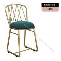 북유럽 골드 의자 스툴 카페 인테리어 업소용 식탁 의자, F, 1개