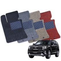 모하비 전차종 확장형 코일매트 카매트 풀세트 CK, 그레이, 모하비더마스터 (일반페달)(19년9월-20년12월)