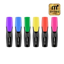 아주문구모나미 에딩점보 604점보 형광펜, 오렌지, 1개