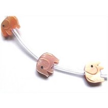 예쁜비즈 코끼리 핑크자개 자개비즈 비즈재료 팔찌만들기 목걸이만들기 반지만들기