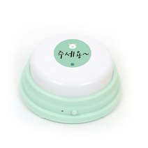 빅버튼톡 강아지 말하는 버튼 녹음벨 훈련용 장난감 건전지 증정 스티커증정, 민트