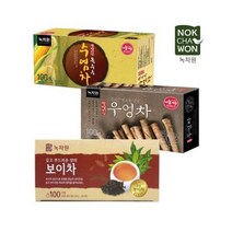 녹차원 건강차2탄 300세트(옥수수수염차+보이차+우엉차) 명절 부모님 선물 다이어트 탕비실 회사 체중조절 손님접대, 3set