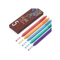 원래 샤오미 Mijia Kaco 펜 0.5mm 젤 서명 KACO 코어 내구성 리필 검정 잉크 +, 5 Color ink 6