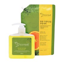 에코띠끄 친환경 천연 1종 주방세제 세트 용기 500ml+리필 1000ml